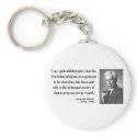 Bertrand Russell Quote 5b keychains