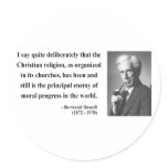 Bertrand Russell Quote 5b Sticker