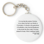 Bertrand Russell Quote 6a Key Chain