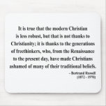 Bertrand Russell Quote 6a Mouse Pads