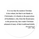 Bertrand Russell Quote 6a stickers