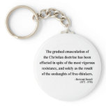 Bertrand Russell Quote 7a Key Chains