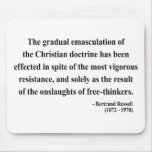 Bertrand Russell Quote 7a Mousepads