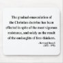 Bertrand Russell Quote 7a Mousepads