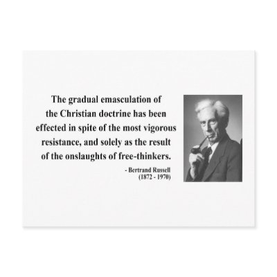 Bertrand Russell Quote 7b by atheist_store