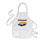 Bésame! - Kiss Me in Colombian - Valentine's Day aprons
