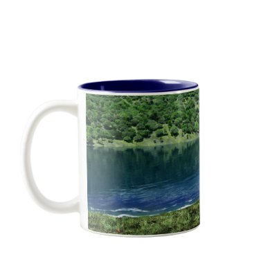 Beside Deep Waters Mug by SilverWebForge