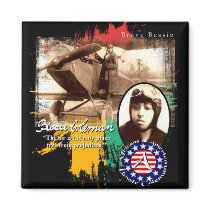bessie coleman fridge magnet