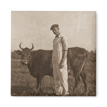 Bessie the Cow Fridge Magnets