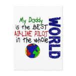 Best Airline Pilot In World 2 (Daddy) Postcards