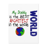 Best Architect In World 2 (Daddy) Post Card