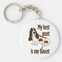 Best Asset Basset Hound Keychains