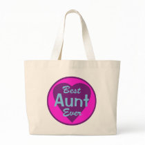 Best Aunt Ever Canvas Tote Canvas Bags
