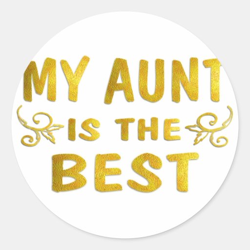 Best Aunt Sticker
