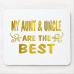 Best Aunt & Uncle Mouse Mat