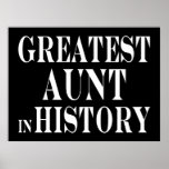 Best Aunts : Greatest Aunt in History Poster