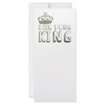 Best Beer Pong King rack cards