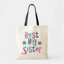 Best Big Sister Tote Bag