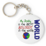 Best Biologist In World 2 (Daddy) Keychain