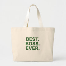 Best Boss Ever Canvas Bag