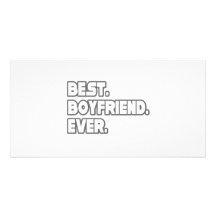 Best Boyfriend Ever Customized Photo Card