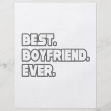 Best Boyfriend Ever Flyers