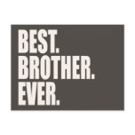 Best. Brother. Ever. postcards