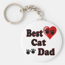 Best Cat Dad Merchandise for Father's Key Chains