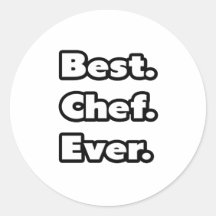 Best. Chef. Ever. Stickers