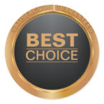 Best Choice Bronze Metallic Sticker