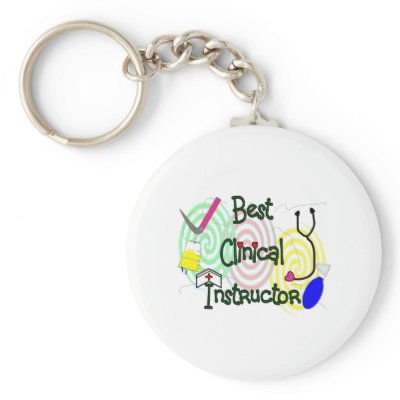 Best Clinical Instructor Nursing Gifts Keychain by gailg1957