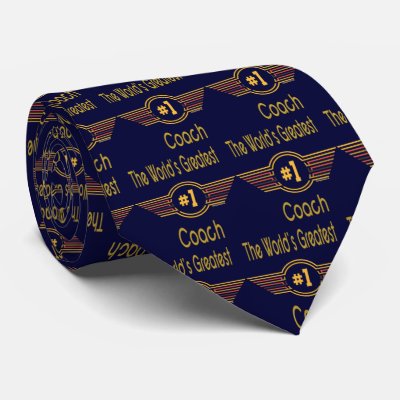 Best Coach Gifts Neck Ties by DesignsOutOfMind
