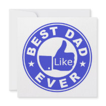 Best Dad Ever - Blue Invite