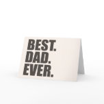 Best. Dad. Ever. cards