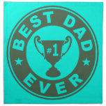 Best Dad Ever Cloth Napkins