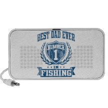 Best Dad Ever Number One In Fishing iPhone Speaker
