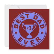 Best Dad Ever Personalized Announcement