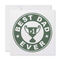 Best Dad Ever Personalized Invite