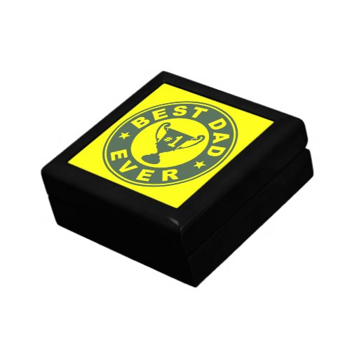 Best Dad Ever Trinket Boxes