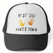 Best Dad Hands Down Cap