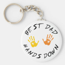 Best Dad Hands Down Gift Key Chains