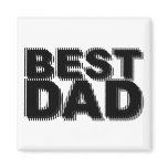 Best Dad Illusional Design Magnet