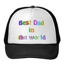 Best Dad in the world hats