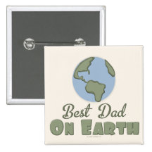 Best Dad On Earth Button