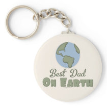 Best Dad On Earth Keychain