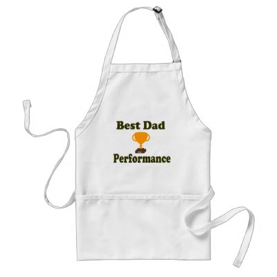 Best Dad Performance Trophy Apron by TheBigTees