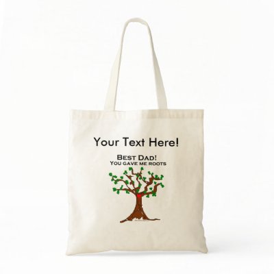 Best Dad You Gave Me Roots Canvas Bag by thatwhichisgood