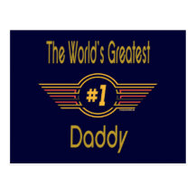 Best Daddy Gifts Post Cards