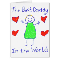 Best Daddy In The World Greeting Cards