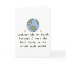 Best Daddy In The World Greeting Card